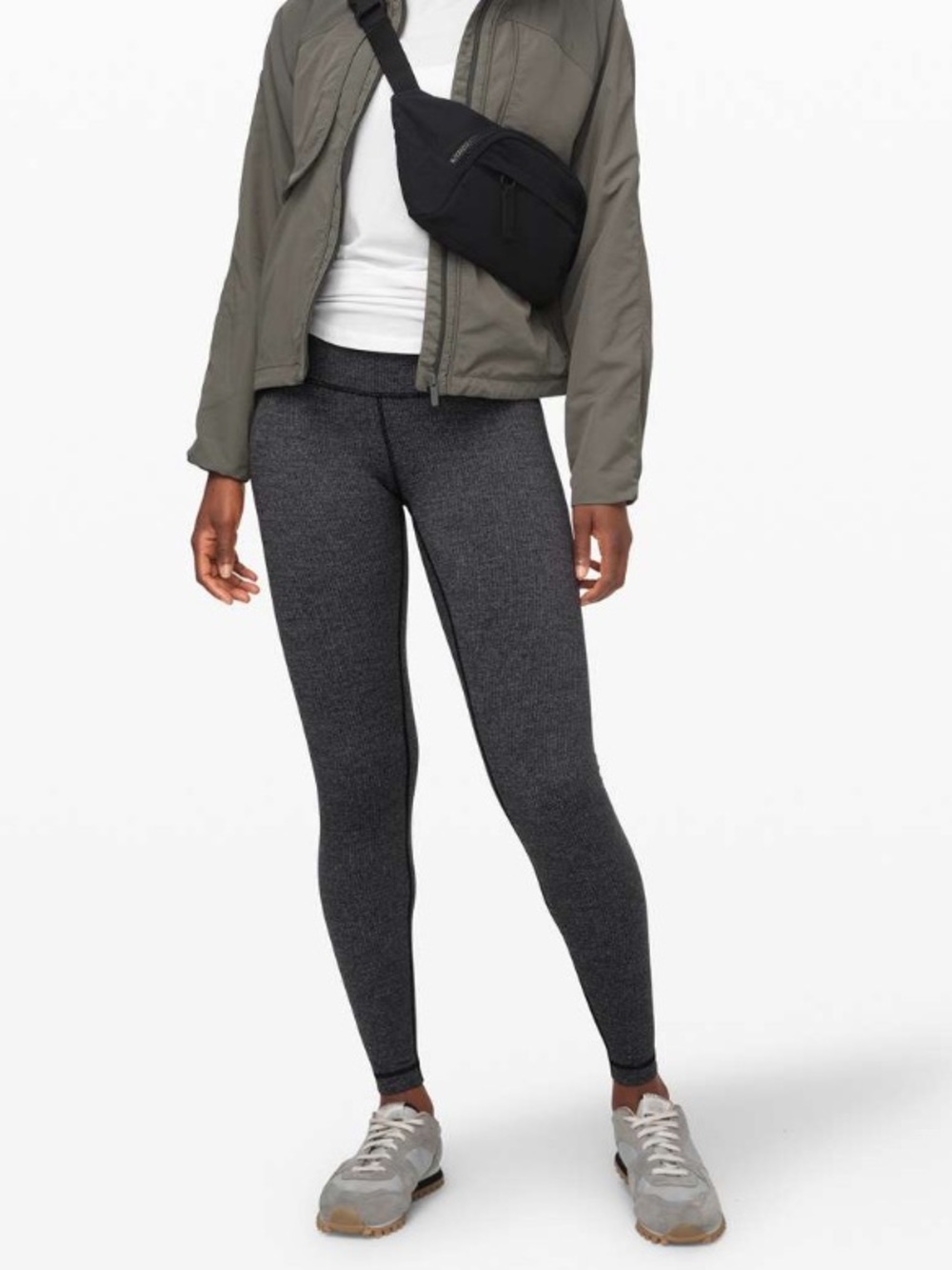 Lululemon Wunder Under High-Rise Tight 28" Leggings High Rise Gray #W5CMBS